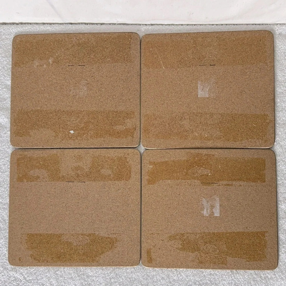 Vintage Pimpernel Luncheon Placemats Trivets Barbadian Chattel Houses Set Of 4 - Picture 2 of 11